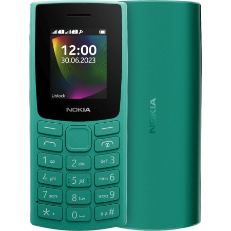 Мобильный телефон Nokia 106 (TA-1564) DS EAC зеленый моноблок 2Sim 1.8" 120x160 Series 30+ GSM900/1800 GSM1900 FM microSD max32Gb