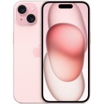 Смартфон Apple A3092 iPhone 15 128Gb розовый моноблок 3G 4G 2Sim 6.1" 1179x2556 iOS 17 48Mpix 802.11 a/b/g/n/ac/ax NFC GPS GSM900/1800 TouchSc Protect