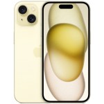 Смартфон Apple A3092 iPhone 15 128Gb желтый моноблок 3G 4G 2Sim 6.1" 1179x2556 iOS 17 48Mpix 802.11 a/b/g/n/ac/ax NFC GPS GSM900/1800 TouchSc Protect