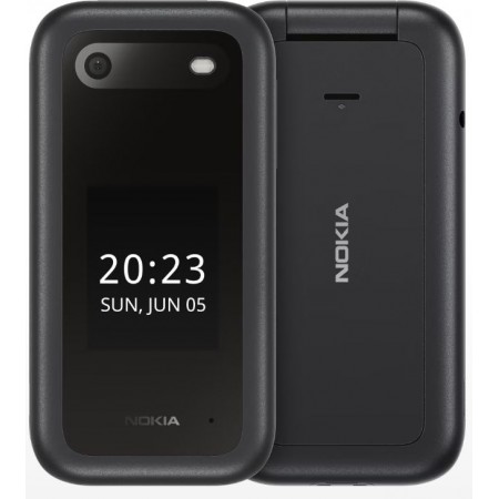 Мобильный телефон Nokia 2660 TA-1469 DS EAC черный раскладной 3G 4G 2Sim 1.8" 120x160 Series 30+ 0.3Mpix GSM900/1800 GSM1900 FM microSD max32Gb