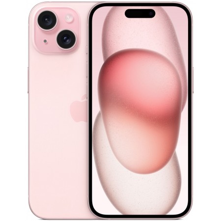 Смартфон Apple A3090 iPhone 15 128Gb розовый моноблок 3G 4G 1Sim 6.1" 1179x2556 iOS 17 48Mpix 802.11 a/b/g/n/ac/ax NFC GPS GSM900/1800 TouchSc Protect