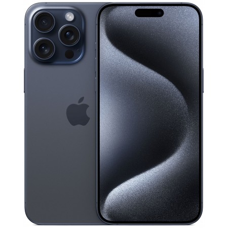 Смартфон Apple A3105 iPhone 15 Pro Max 512Gb синий титан моноблок 3G 4G 1Sim 6.7" 1290x2796 iOS 17 48Mpix 802.11 a/b/g/n/ac/ax NFC GPS GSM900/1800 TouchSc Protect