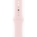 Смарт-часы Apple Watch Series 9 A2978 41мм OLED корп.розовый Sport Band рем.светло-розовый разм.брасл.:130-180мм (MR933LL/A)