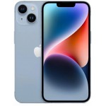 Смартфон Apple A2884 iPhone 14 128Gb 6Gb голубой моноблок 3G 4G 2Sim 6.1" 1170x2532 iOS 16 12Mpix 802.11 a/b/g/n/ac/ax NFC GPS GSM900/1800 GSM1900 TouchSc Protect