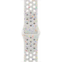 Смарт-часы Apple Watch Series 9 A2978 41мм OLED корп.сияющая звезда Nike Sport Band рем.белый разм.брасл.:150-200мм (MR9K3LL/A)