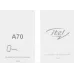 Смартфон Itel A665L A70 256Gb 4Gb голубой моноблок 3G 4G 2Sim 6.6" 720x1612 Android 13 13Mpix 802.11 b/g/n GPS GSM900/1800 GSM1900 FM microSDXC max2048Gb