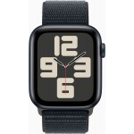 Смарт-часы Apple Watch SE 2023 A2723 44мм OLED корп.темная ночь Sport Loop рем.темная ночь разм.брасл.:145-220мм (MREA3LL/A)