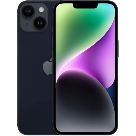 Смартфон Apple A2882 iPhone 14 256Gb 6Gb темная ночь моноблок 3G 4G 1Sim 6.1" 1170x2532 iOS 15 12Mpix 802.11 a/b/g/n/ac/ax NFC GPS GSM900/1800 GSM1900 Protect Смартфон Apple A2882 iPhone 14 256Gb 6Gb темная ночь моноблок 3G 4G 1Sim 6.1" 1170x2532 iOS 15 12Mpix 802.11 a/b/g/n/ac/ax NFC GPS GSM900/1800 GSM1900 Protect
