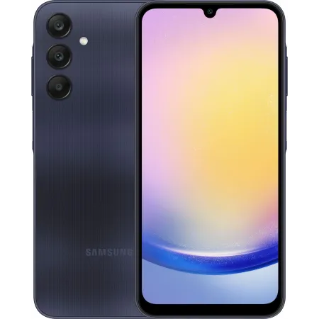 Смартфон Samsung SM-A256E Galaxy A25 256Gb 8Gb темно-синий моноблок 3G 4G 2Sim 6.5" 1080x2340 Android 14 50Mpix 802.11 a/b/g/n/ac NFC GPS GSM900/1800 GSM1900 TouchSc microSD max1024Gb