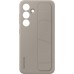 Чехол (клип-кейс) Samsung для Samsung Galaxy S24 Standing Grip Case S24 серо-коричневый (EF-GS921CUEGRU)