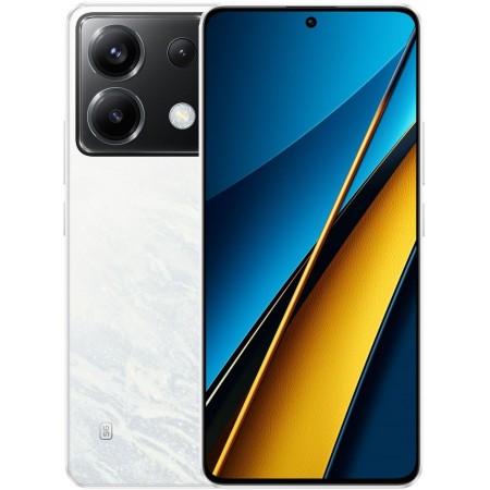 Смартфон Xiaomi Poco X6 5G 256Gb 12Gb белый моноблок 3G 4G 2Sim 6.67" 1220x2712 Android 13 64Mpix 802.11 a/b/g/n/ac NFC GPS GSM900/1800 GSM1900 TouchSc Protect A-GPS