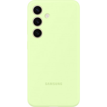 Чехол (клип-кейс) Samsung для Samsung Galaxy S24 Silicone Case S24 лайм (EF-PS921TGEGRU)