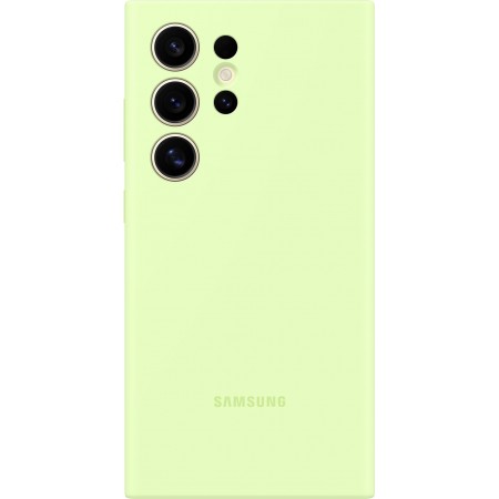 Чехол (клип-кейс) Samsung для Samsung Galaxy S24 Ultra Silicone Case S24 Ultra лайм (EF-PS928TGEGRU)