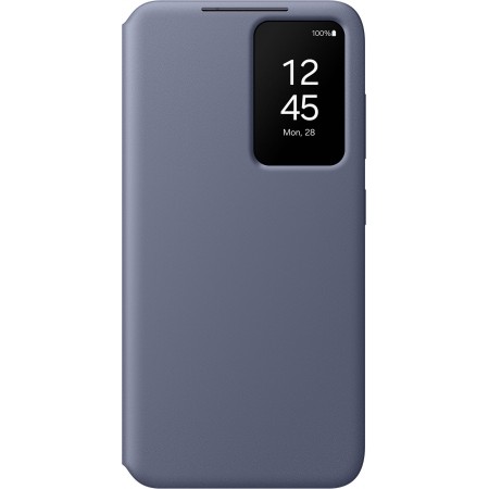 Чехол (флип-кейс) Samsung для Samsung Galaxy S24 Smart View Wallet Case S24 фиолетовый (EF-ZS921CVEGRU)