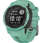 Смарт-часы Garmin Instinct 2S Solar Tactical 20мм 1.3" AMOLED корп.черный/мятный рем.мятный (010-02564-02)