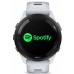 Смарт-часы Garmin Forerunner 265 33мм 1.3" AMOLED корп.черный/белый силикон рем.белый (010-02810-11)