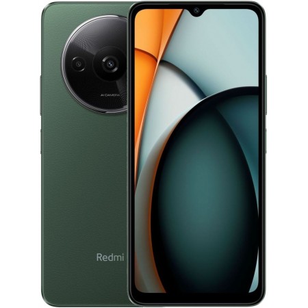 Смартфон Xiaomi Redmi A3 128Gb 4Gb зеленый моноблок 3G 4G 2Sim 6.78" 720x1600 Android 14 Go 8Mpix 802.11 a/b/g/n/ac GPS GSM900/1800 TouchSc microSD max1024Gb