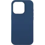 Чехол (клип-кейс) Deppa для Apple iPhone 15 Pro Liquid Silicone синий