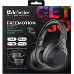 Гарнитура накладные Defender FreeMotion B690 черный беспроводные bluetooth накладные (63690)