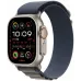 Смарт-часы Apple Watch Ultra 2 A2986 49мм OLED корп.титан Alpine loop рем.синий разм.брасл.:160-210мм (MREQ3LW/A)