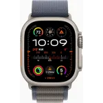 Смарт-часы Apple Watch Ultra 2 A2986 49мм OLED корп.титан Alpine loop рем.синий разм.брасл.:160-210мм (MREQ3LW/A)