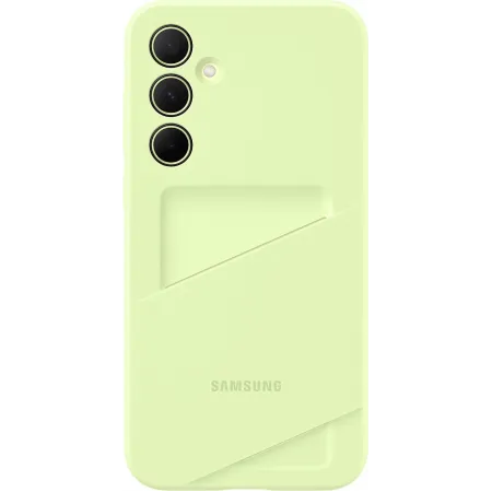 Чехол (клип-кейс) Samsung для Samsung Galaxy A35 Card Slot Case A35 лайм (EF-OA356TMEGRU)