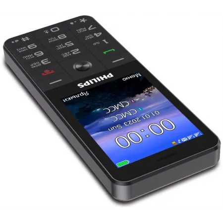 Мобильный телефон Philips E6808 Xenium темно-серый раскладной 4G 2Sim 2.8" 240x320 Nucleus 2Mpix GSM900/1800 MP3 FM microSD max128Gb