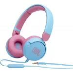 Гарнитура накладные JBL JR310 1м голубой/розовый проводные оголовье (JBLJR310BLU)