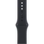 Смарт-часы Apple Watch Series 9 A2980 45мм OLED корп.темная ночь Sport Band рем.темная ночь разм.брасл.:160-210мм (MR9A3LW/A)