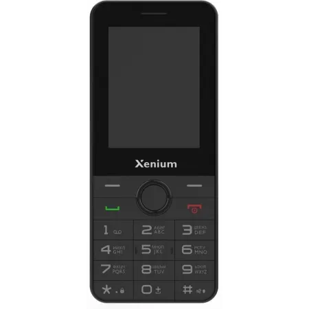 Мобильный телефон XENIUM X240 черный моноблок 2Sim 2.4" 240x320 Nucleus 0.3Mpix GSM900/1800 MP3 FM microSD max32Gb