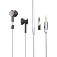 Наушники вкладыши Fiio FF3S 1.2м черный проводные в ушной раковине