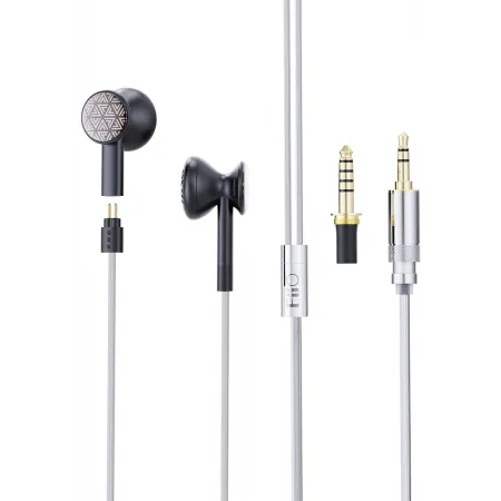 Наушники вкладыши Fiio FF3S 1.2м черный проводные в ушной раковине