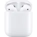 Гарнитура вкладыши Apple AirPods 2 A2032,A2031,A1602 белый беспроводные bluetooth в ушной раковине (MV7N2CH/A)