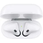 Гарнитура вкладыши Apple AirPods 2 A2032,A2031,A1602 белый беспроводные bluetooth в ушной раковине (MV7N2CH/A)