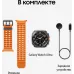 Смарт-часы Samsung Galaxy Watch Ultra LTE 47мм 1.5" AMOLED корп.черный рем.оранжевый (SM-L705FDAACAU)