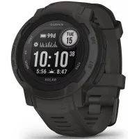 Смарт-часы Garmin Instinct 2 Solar 45мм 0.9" AMOLED корп.черный силикон рем.черный (010-02627-00)