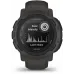 Смарт-часы Garmin Instinct 2 Solar 45мм 0.9" AMOLED корп.черный силикон рем.черный (010-02627-00)
