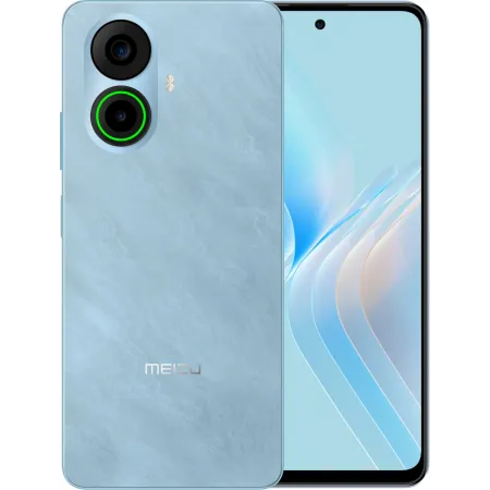 Смартфон Meizu M412H Note 21 Pro 256Gb 8Gb голубой моноблок 3G 4G 2Sim 6.78" 1080x2400 Android 14 64Mpix 802.11 a/b/g/n/ac NFC GPS GSM900/1800 GSM1900 TouchSc microSD