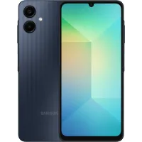 Смартфон Samsung SM-A065F Galaxy A06 64Gb 4Gb черный моноблок 3G 4G 2Sim 6.7" 720x1600 Android 14 50Mpix 802.11 a/b/g/n/ac GPS GSM900/1800 GSM1900 TouchSc microSD max1024Gb