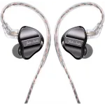 Гарнитура внутриканальные Fiio JD1 1.2м черный проводные в ушной раковине (80003799)