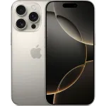 Смартфон Apple iPhone 16 Pro 256Gb титан моноблок 3G 4G 1Sim 6.3" 1206x2622 iOS 18 48Mpix 802.11 a/b/g/n/ac/ax/be NFC GPS Protect