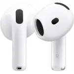 Гарнитура вкладыши Apple AirPods 4 ANC A3055,A3056,A3059 белый беспроводные bluetooth в ушной раковине (MXP93ZE/A)