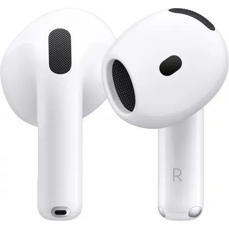 Гарнитура вкладыши Apple AirPods 4 ANC A3055,A3056,A3059 белый беспроводные bluetooth в ушной раковине (MXP93ZE/A)