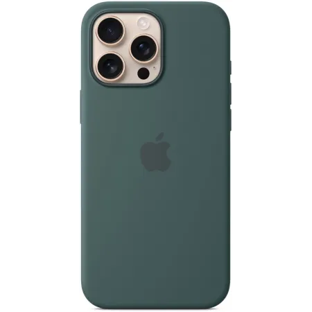 Чехол (клип-кейс) Apple для Apple iPhone 16 Pro Max Silicone Case with MagSafe зеленый Lake Green (MA7V4ZM/A)