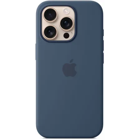 Чехол (клип-кейс) Apple для Apple iPhone 16 Pro Silicone Case with MagSafe синий Denim (MYYK3ZM/A)