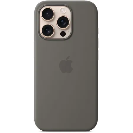 Чехол (клип-кейс) Apple для Apple iPhone 16 Pro Silicone Case with MagSafe серый Stone Gray (MYYL3ZM/A)