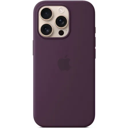 Чехол (клип-кейс) Apple для Apple iPhone 16 Pro Silicone Case with MagSafe сливовый Plum (MYYM3ZM/A)