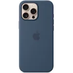 Чехол (клип-кейс) Apple для Apple iPhone 16 Pro Max Silicone Case with MagSafe синий Denim (MYYU3ZM/A)