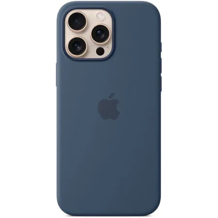 Чехол (клип-кейс) Apple для Apple iPhone 16 Pro Max Silicone Case with MagSafe синий Denim (MYYU3ZM/A)