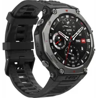 Смарт-часы Amazfit T-Rex 3 A2323 48.5мм 1.5" AMOLED корп.темно-серый рем.темно-серый разм.брасл.:145-210мм (1746721)